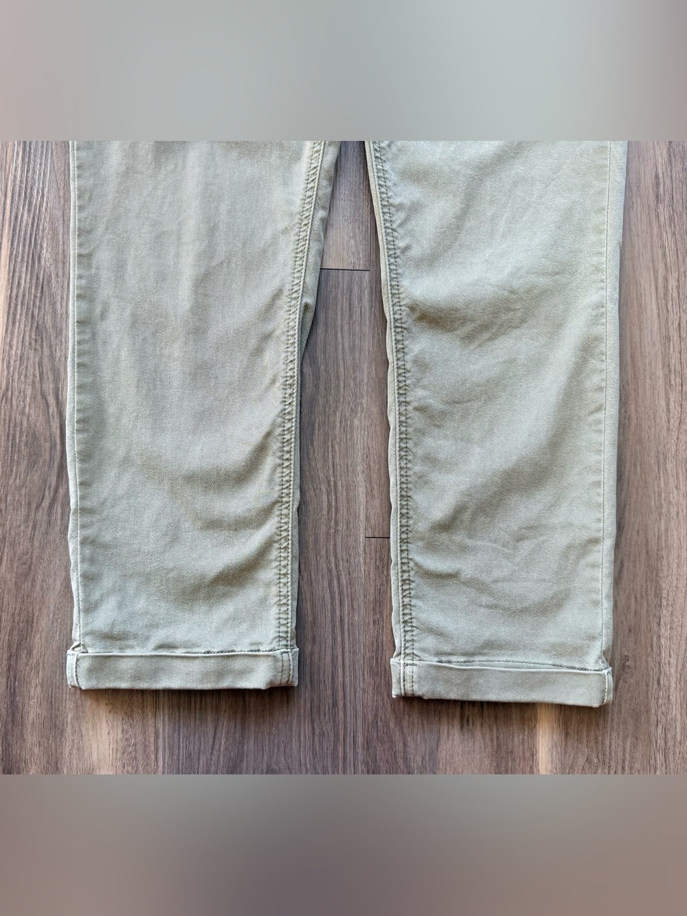 PAIGE Christy Vintage Coastal Green Pants Size 28 - Picture 10 of 13